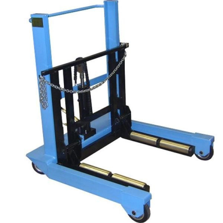 Тележка гидравлическая для снятия колёс грузовых авто ТГП-1