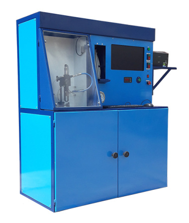 Стенд для диагностики форсунок Common Rail с функцией кодирования и безмензурочной с-мой измерения (на 4 форсунки + автономная термостабилизация (встроенный холодильник) М-108Э-4 АТ