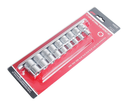 Набор головок торцевых 1/2" TORX Е10-Е24 9 предметов JTC